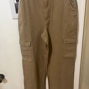 Women's  Tan Cargo Pants